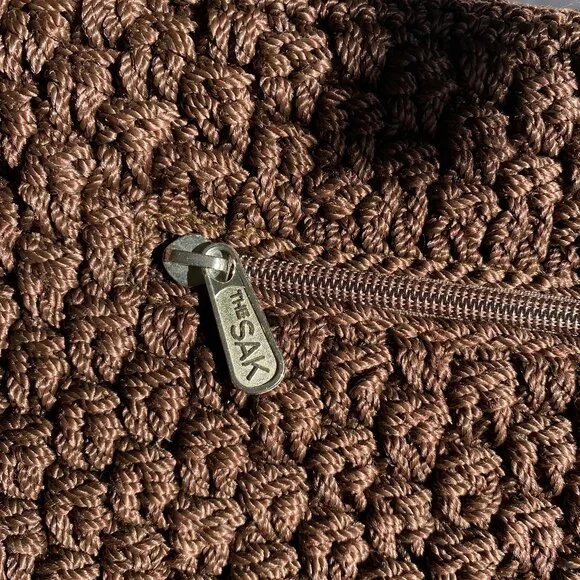 The Sak Woven Brown Shoulder Bag - Picture 5 of 16